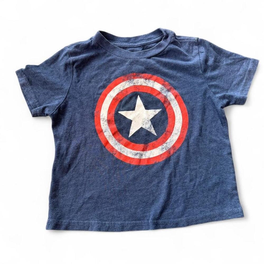 Marvel captain america blue t shirt